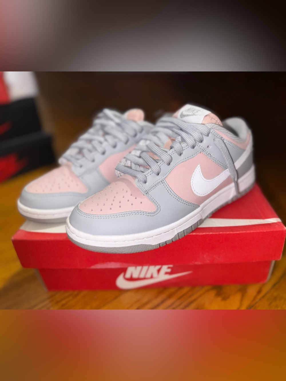 Women’s Nike Dunk Low “Pink Oxford/White”